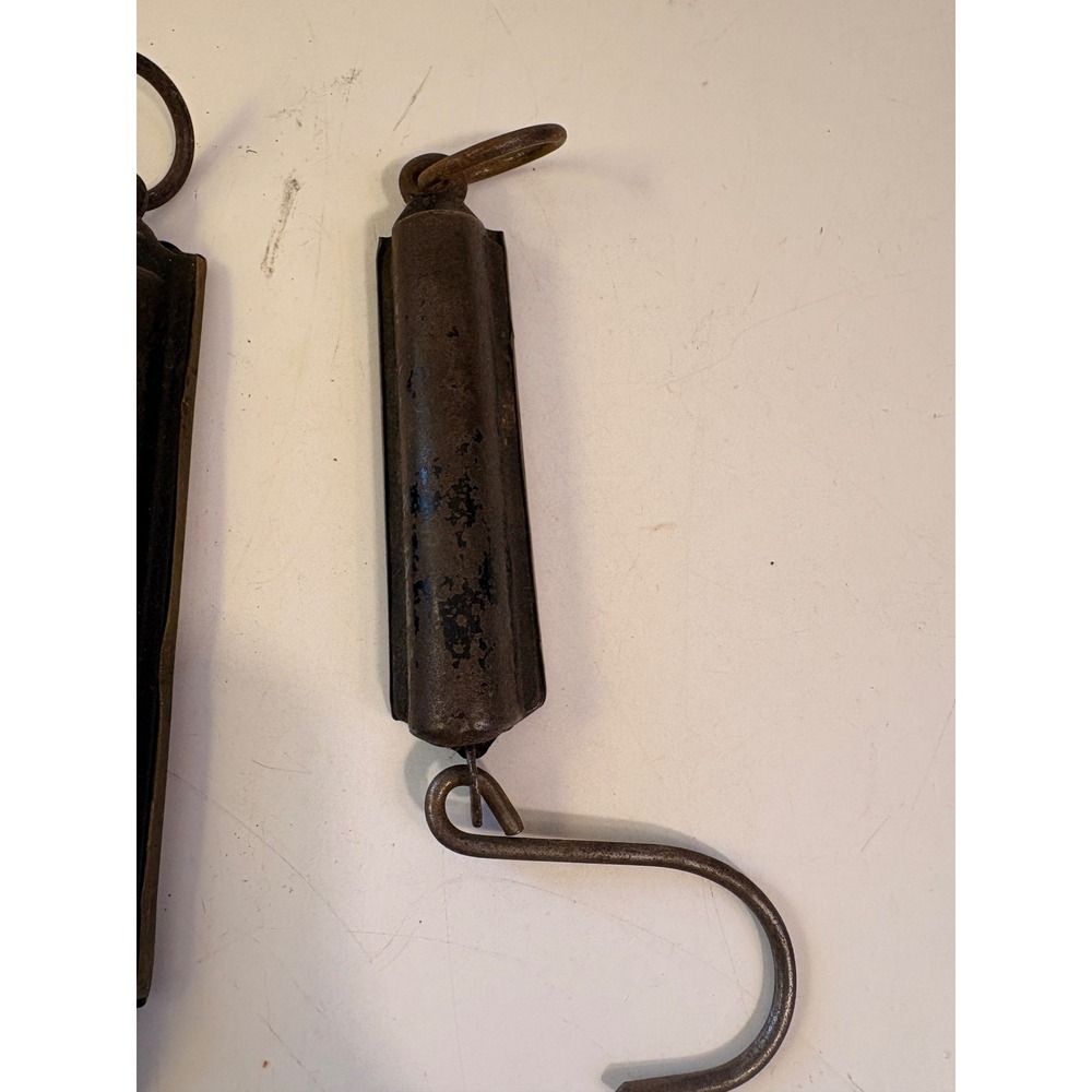 Vintage B&W Co Brass Spring Balance Scales Set of 2 Eagle Star Warranted Balance - Picture 5 of 8